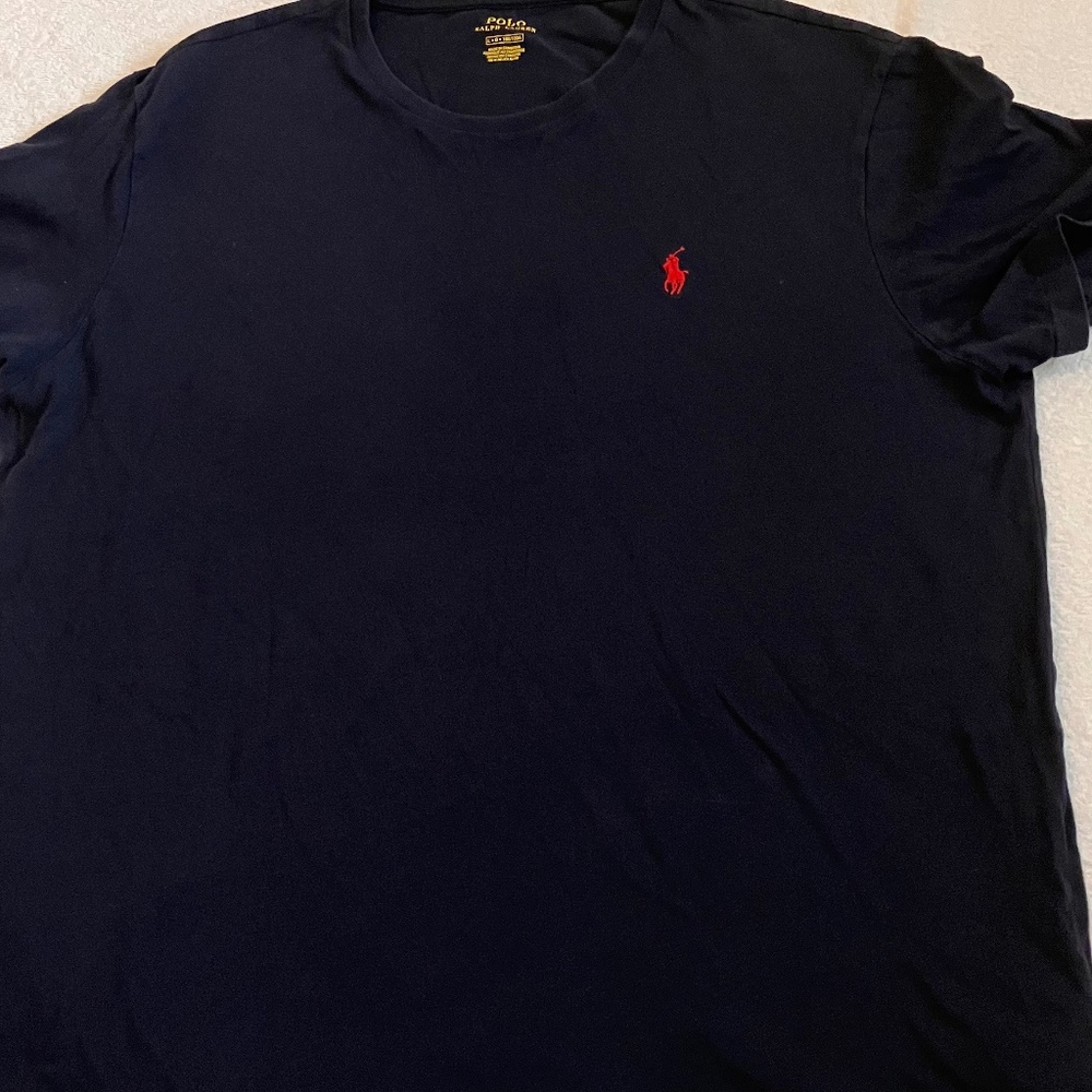 Polo Ralph Lauren Dark Blue Mens Tee Shirt Large